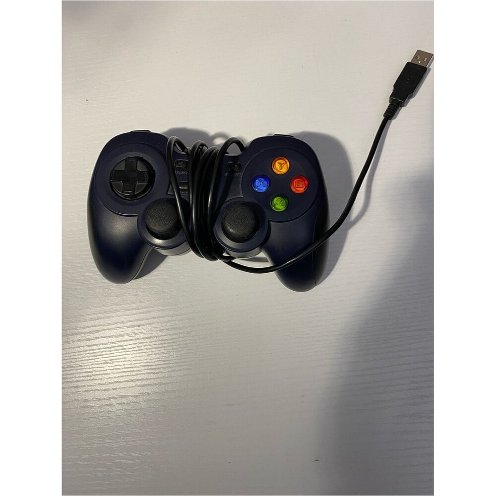 Logitech F310 Gamepad Wired USB PC Controller Blue G-U0001 840-000058 Game Pad